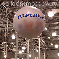 Шары на выставку: гирлянды, большие шары, шары с печатью логотипа